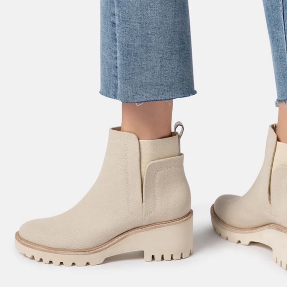 Dolce Vita Rango Bootie in Sandstone Canvas - Picture 1 of 6
